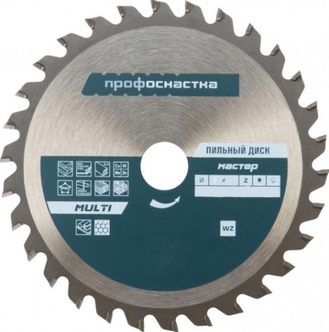 Пильный диск универсальный Профоснастка № 058 Мастер 216*Z40*30 WZ MULTI 1/25 [60101058]