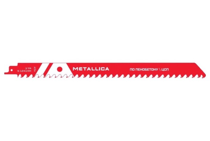 Полотна для сабельных пил METALLICA Ultra S1241HM 300/275мм шаг 8,5мм, TCT-тв. спл., по ЦСП/ДСП/дере [908433]