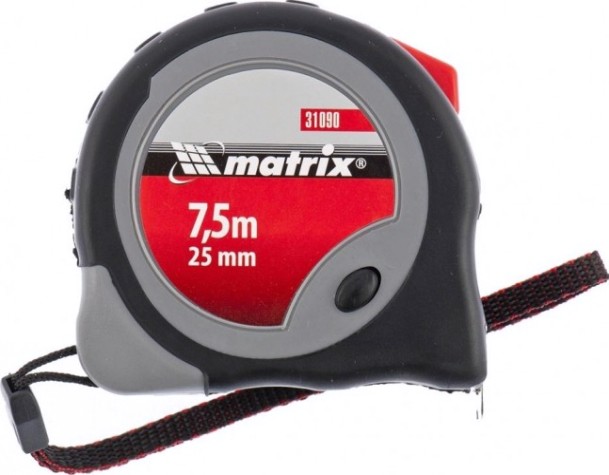 Рулетка MATRIX Continuous fixation 7.5 м [31090]
