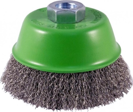 Щетка обдирочная для УШМ D.BOR чашеобразная INOX Standard D-125 М14 гофр. (арт. D01-IS-125-M14-030) [D01-IS-125-M14-030]