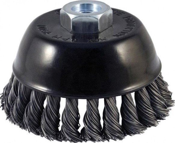 Щетка обдирочная для УШМ D.BOR чашеобразная METAL Standard D-65 мм М14 витая (арт. D02-MS-065-M14-050) [D02-MS-065-M14-050]
