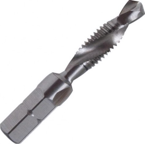 Сверло-метчик D.BOR HSS-G M6x1.00 мм комб. машинный с зенкером, C 6,3 [W-050-9G81M06-1002D]