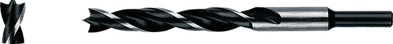 Сверло по дереву HELLER спиральные cv 4х75 мм [TD11910]