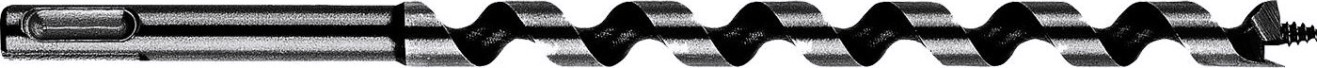 Сверло по дереву HELLER витое lewis 8х235 мм [TD19030]