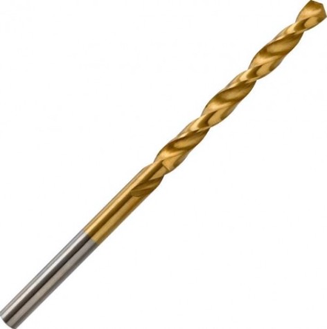 Сверло по металлу D.BOR HSS-TiN 4.0х43/75 мм нитрид титановое DIN 338 (2 шт.) [D-TD-338-TIN-040-02]