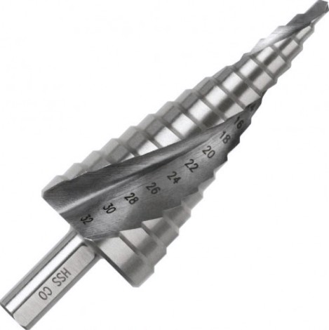 Сверло ступенчатое по металлу D.BOR HSS-Co 4-12х1/70 мм ступенчатое spiral [D-SDSP-CO5-04-12-06]