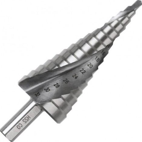 Сверло ступенчатое по металлу D.BOR HSS-Co 4-40х3/103 мм ступенчатое spiral [D-SDSP-CO5-04-40-10]