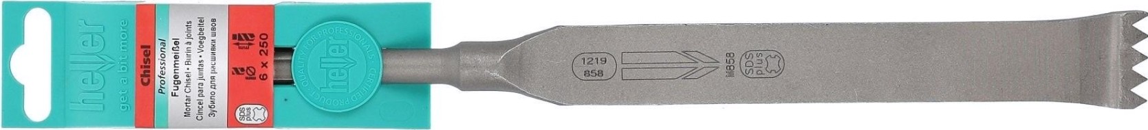 Зубило SDS-plus HELLER для расшивки швов, 6х250 мм [TD19624]